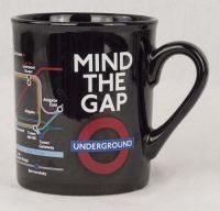London England Mind the Gap Underground Map Coffee Mug